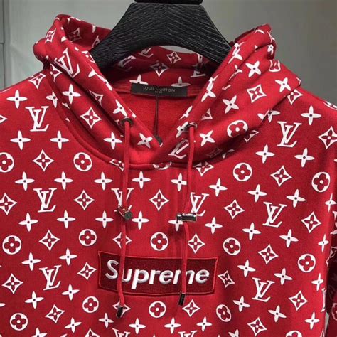 gary striewski fake lv x supreme hoodie|false louis vuitton hoodie.